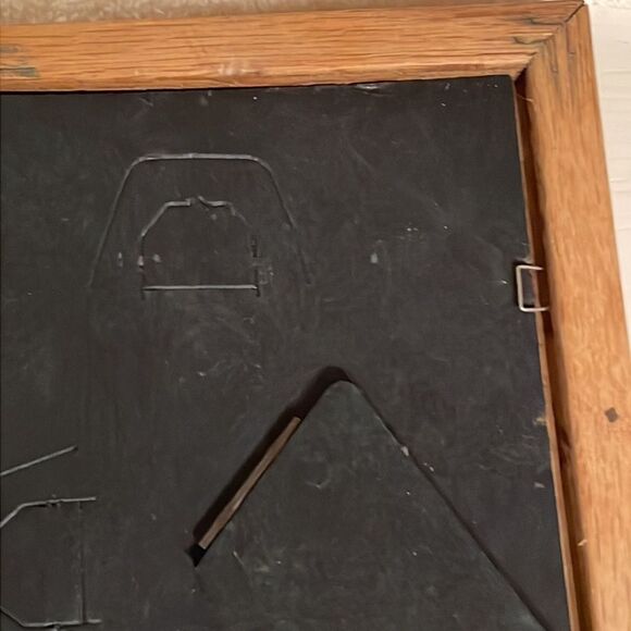 5” x 7”  single wide moulding rustic wood wall and desk mount picture frame - Picture 8 of 15